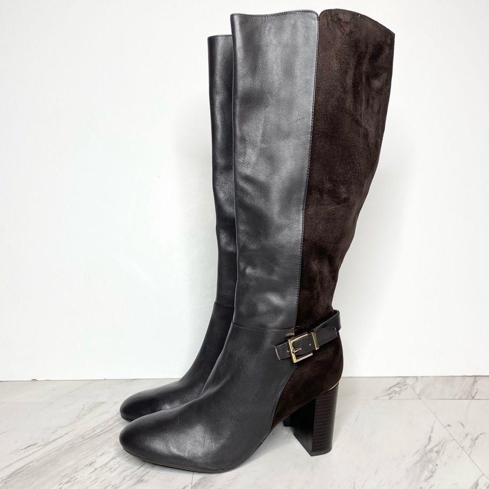New! Bandolino Bilya Brown Heeled Tall Boot 9M